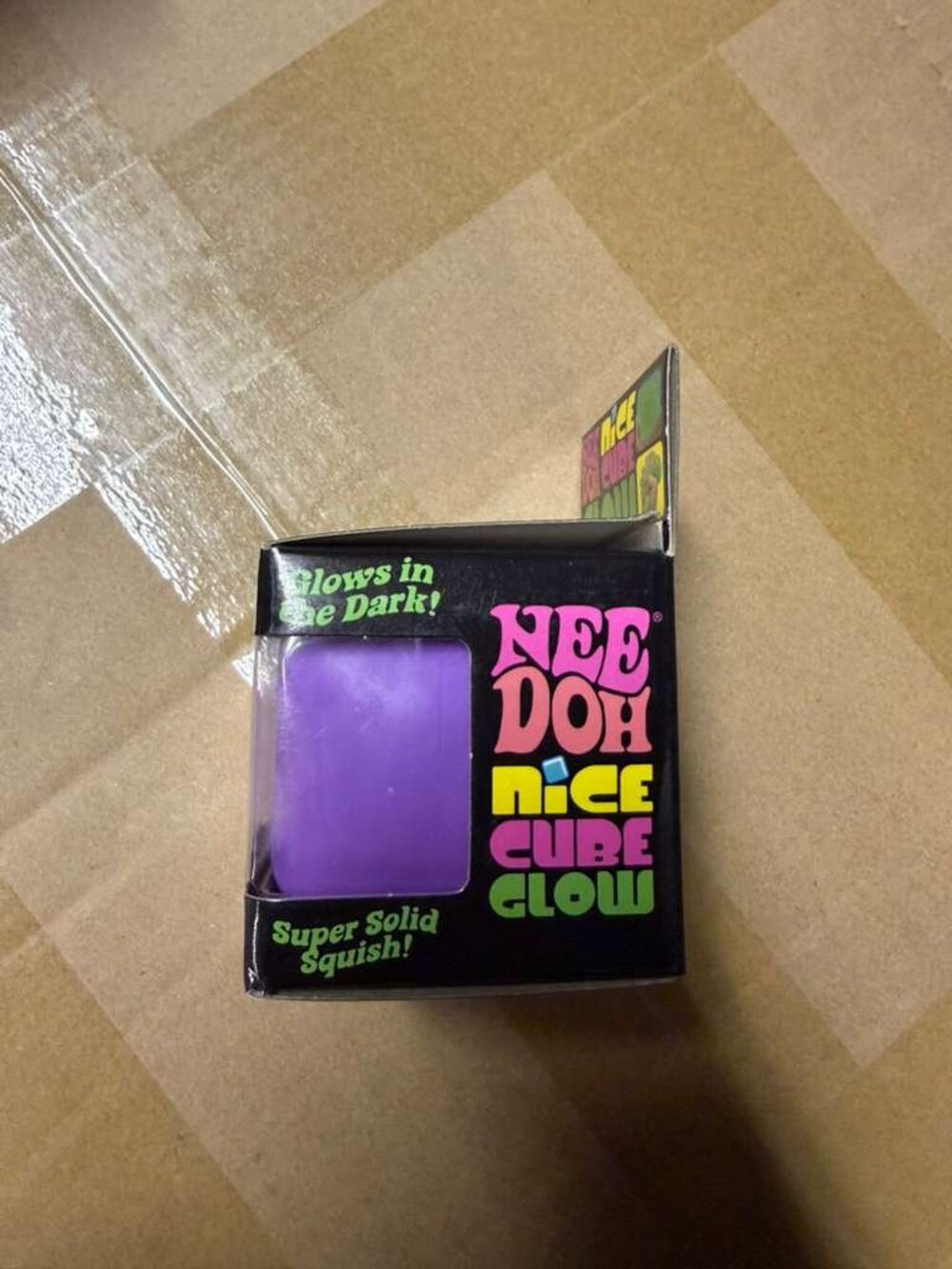Purple NeeDoh Glow Cube - Picture 2 of 2